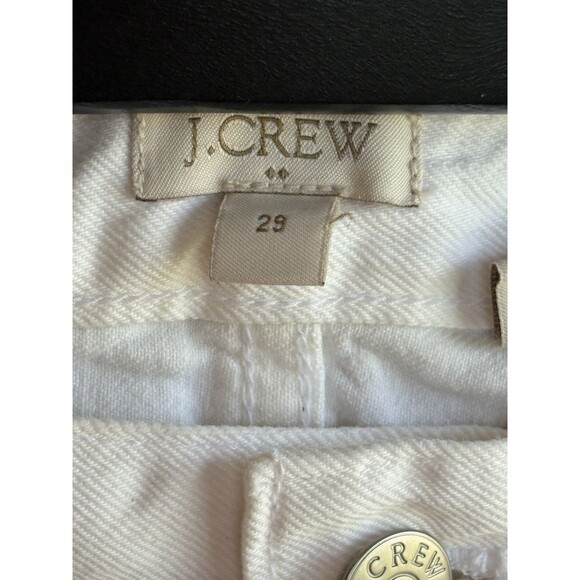 J Crew Sz 28 White Wash Distressed Women’s Mid Rise Jeans Fairy Summer Classic - Picture 3 of 11